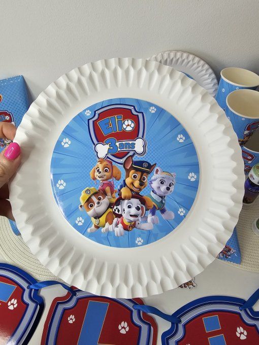 Assiette jetable 