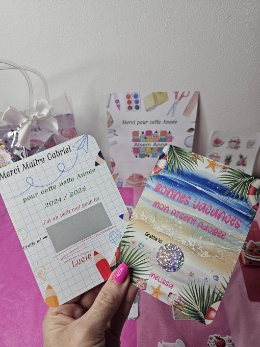 Carte à gratter