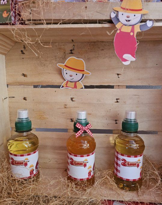 Etiquettes petites bouteilles